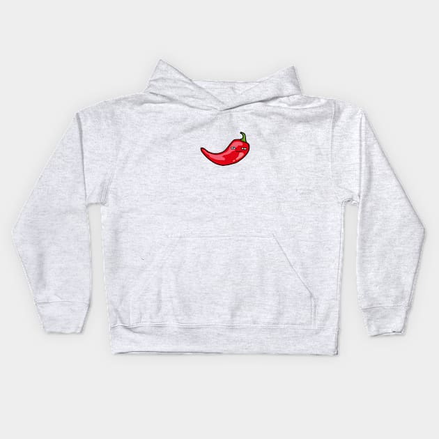 Chili Pepper Kids Hoodie by BreadBen